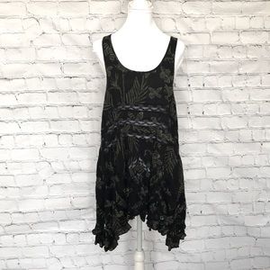 Free People Voile and Lace Trapeze Slip Dress
